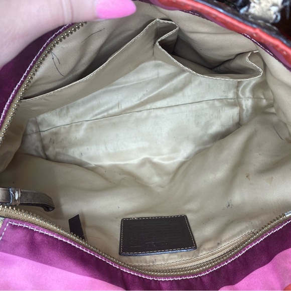 Coach Legacy multi color stripe bag - Picture 8 of 8